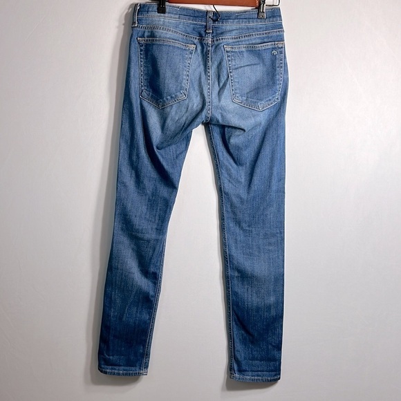 rag & bone Women's Boyfriend Jeans - Blue - Picture 5 of 12